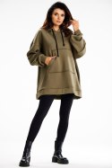 Bluza Damska Model M332 Khaki - Infinite You Infinite You Bluza Damska Model M332 Khaki - Infinite You Infinite You