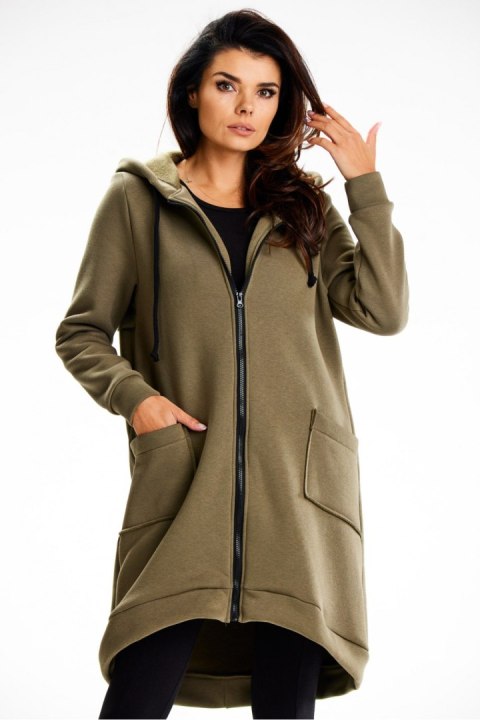 Bluza Damska Model M334 Khaki - Infinite You Infinite You Bluza Damska Model M334 Khaki - Infinite You Infinite You