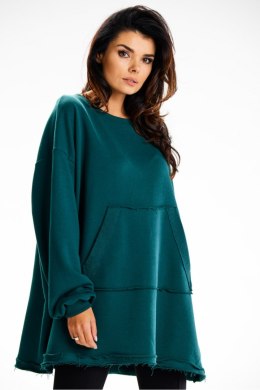 Bluza Damska Model M335 Bottle Green - Infinite You Infinite You