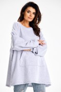Bluza Damska Model M335 Grey - Infinite You Infinite You Bluza Damska Model M335 Grey - Infinite You Infinite You