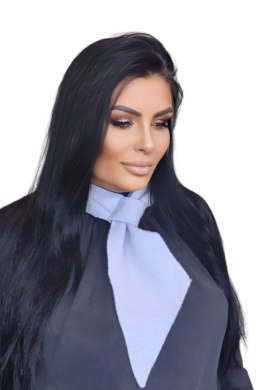SZALIK-10 damski zimowy kolor pastel błekit - Kamea Kamea