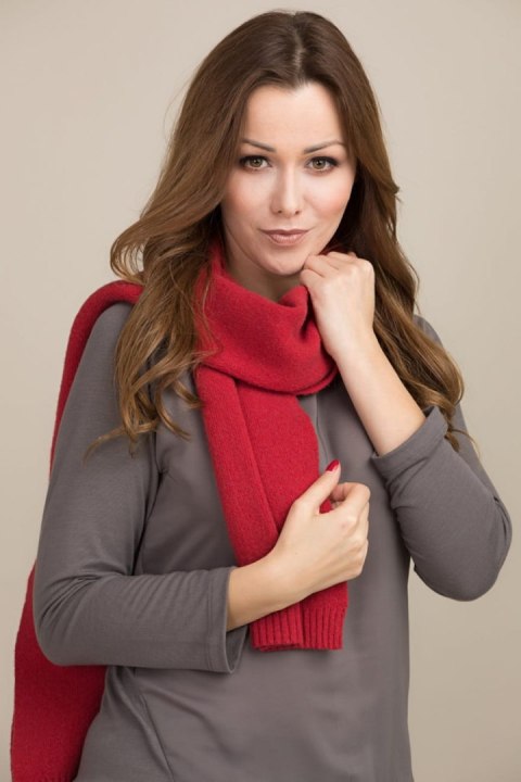SZALIK*02 damski zimowy kolor czerwony - Kamea Kamea SZALIK*02 damski zimowy kolor czerwony - Kamea Kamea