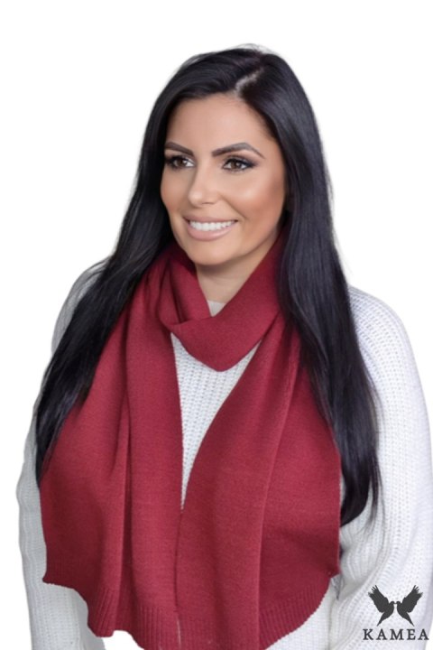 SZALIK*06 damski zimowy kolor bordowy - Kamea Kamea SZALIK*06 damski zimowy kolor bordowy - Kamea Kamea