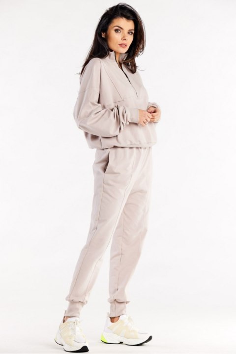 Spodnie Dresowe Model M317 Beige - Infinite You Infinite You Spodnie Dresowe Model M317 Beige - Infinite You Infinite You