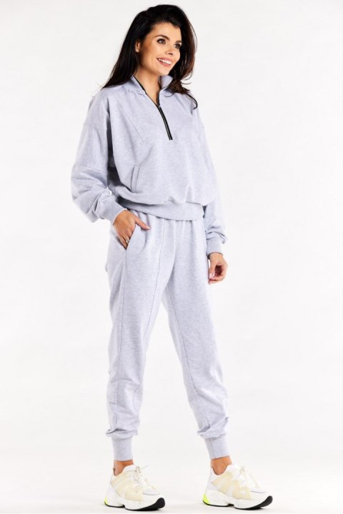 Spodnie Dresowe Model M317 Grey - Infinite You Infinite You Spodnie Dresowe Model M317 Grey - Infinite You Infinite You