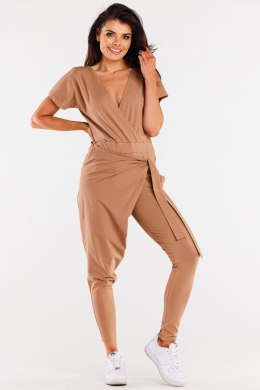 Spodnie Kombinezon Model M298 Beige - Infinite You Infinite You