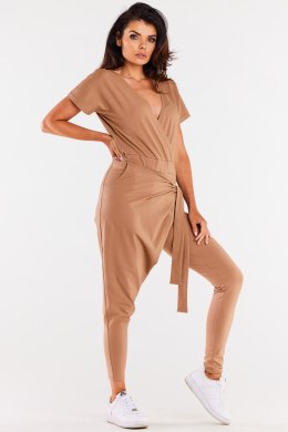 Spodnie Kombinezon Model M298 Beige - Infinite You Infinite You