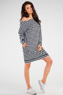 Sukienka Model M257 Black/Stripes - Infinite You Infinite You