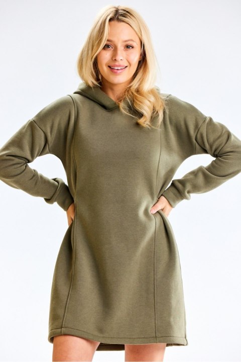 Sukienka Model M331 Khaki - Infinite You Infinite You Sukienka Model M331 Khaki - Infinite You Infinite You