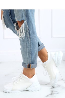 BUTY SPORTOWE BIAŁE LA126P WHITE - Inello Hurtownia odzieży on-line, moda damska, bielizna i obuwie dla kobiet - Matterhorn.pl Inello