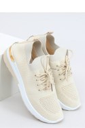 BUTY SPORTOWE SKARPETKOWE BEŻOWE G-363 BEIGE - Inello Inello BUTY SPORTOWE SKARPETKOWE BEŻOWE G-363 BEIGE - Inello Inello