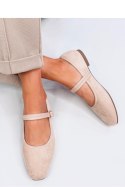 Baleriny w stylu Mary Jane GOLINS BEIGE - Inello Inello Baleriny w stylu Mary Jane GOLINS BEIGE - Inello Inello
