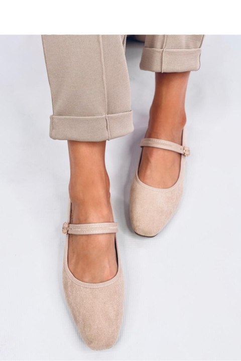 Baleriny w stylu Mary Jane GOLINS BEIGE - Inello Inello Baleriny w stylu Mary Jane GOLINS BEIGE - Inello Inello