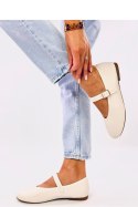 Baleriny z paseczkiem ROTARO BEIGE - Inello Inello Baleriny z paseczkiem ROTARO BEIGE - Inello Inello