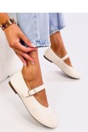 Baleriny z paseczkiem ROTARO BEIGE - Inello Inello Baleriny z paseczkiem ROTARO BEIGE - Inello Inello