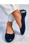 Baleriny ze skórzaną wkładką TOVA BLACK - Inello Inello Baleriny ze skórzaną wkładką TOVA BLACK - Inello Inello