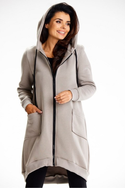 Bluza Damska Model M334 Grey - Infinite You Infinite You Bluza Damska Model M334 Grey - Infinite You Infinite You