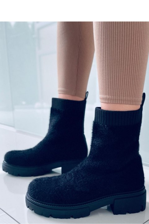 Botki skarpetkowe ROANNA BLACK - Inello Inello Botki skarpetkowe ROANNA BLACK - Inello Inello