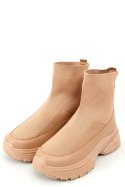 Buty sportowe skarpetkowe camel ZP03 CAMEL - Inello Inello Buty sportowe skarpetkowe camel ZP03 CAMEL - Inello Inello