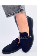 Mokasyny ażurowe LUCENA BLACK - Inello Inello Mokasyny ażurowe LUCENA BLACK - Inello Inello