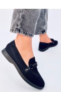 Mokasyny ażurowe LUCENA BLACK - Inello Inello Mokasyny ażurowe LUCENA BLACK - Inello Inello