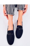 Mokasyny ażurowe LUCENA BLACK - Inello Inello Mokasyny ażurowe LUCENA BLACK - Inello Inello