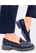 Mokasyny ażurowe REDONI BLACK - Inello Inello Mokasyny ażurowe REDONI BLACK - Inello Inello