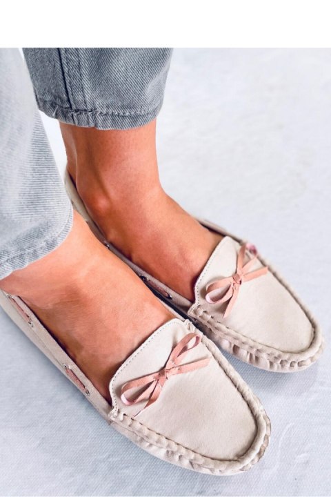 Mokasyny damskie klasyczne KAMILA BEIGE - Inello Inello Mokasyny damskie klasyczne KAMILA BEIGE - Inello Inello