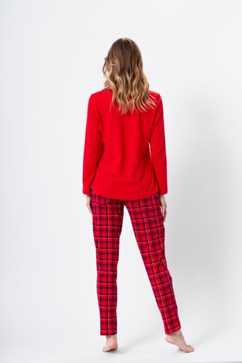 Piżama Damska Model Alina 1388 Red - M-Max M-Max Piżama Damska Model Alina 1388 Red - M-Max M-Max