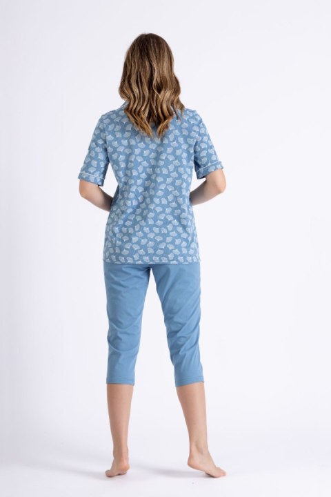 Piżama Damska Model Azalia 1450 Jeans - M-Max M-Max Piżama Damska Model Azalia 1450 Jeans - M-Max M-Max