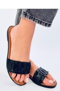 Sandał Klapki damskie LOTTS BLACK - Inello Inello Sandał Klapki damskie LOTTS BLACK - Inello Inello