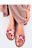 Sandał Klapki damskie LOTTS MULTICOLOR - Inello Inello Sandał Klapki damskie LOTTS MULTICOLOR - Inello Inello