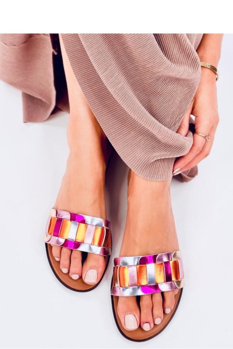 Sandał Klapki damskie LOTTS MULTICOLOR - Inello Inello Sandał Klapki damskie LOTTS MULTICOLOR - Inello Inello