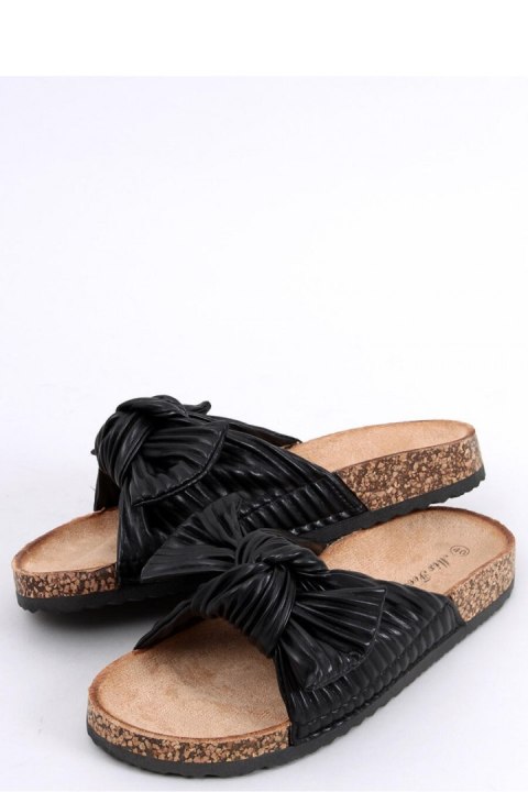 Sandał Klapki korkowe MOSS BLACK - Inello Inello Sandał Klapki korkowe MOSS BLACK - Inello Inello
