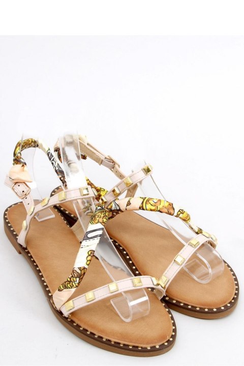 Sandałki damskie MAYA BEIGE - Inello Inello Sandałki damskie MAYA BEIGE - Inello Inello