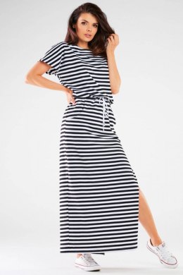Sukienka Model M253 Black/Stripes - Infinite You Hurtownia odzieży on-line, moda damska, bielizna i obuwie dla kobiet - Matterho Infinite You