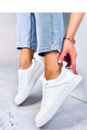 Trampki damskie KEELER WHITE - Inello Inello Trampki damskie KEELER WHITE - Inello Inello