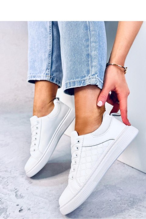 Trampki damskie KEELER WHITE - Inello Inello Trampki damskie KEELER WHITE - Inello Inello