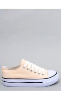 Trampki damskie klasyczne FARGIS BEIGE - Inello Inello Trampki damskie klasyczne FARGIS BEIGE - Inello Inello
