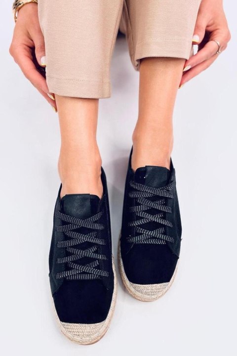 Trampki espadryle FELIX BLACK - Inello Inello Trampki espadryle FELIX BLACK - Inello Inello