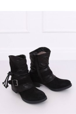 BOTKI MILITARNE CZARNE 201802-11B BLACK - Inello Inello