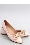 Baleriny eleganckie z klamerką SIMONA BEIGE - Inello Inello Baleriny eleganckie z klamerką SIMONA BEIGE - Inello Inello