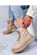Botki sznurowane PEDDY KHAKI - Inello Inello Botki sznurowane PEDDY KHAKI - Inello Inello