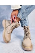 Botki sznurowane PEDDY KHAKI - Inello Inello Botki sznurowane PEDDY KHAKI - Inello Inello