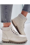 Botki traperki ocieplane GERMANO BEIGE - Inello Inello Botki traperki ocieplane GERMANO BEIGE - Inello Inello