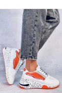 Buty sportowe damskie MILANO ORANGE - Inello Inello Buty sportowe damskie MILANO ORANGE - Inello Inello