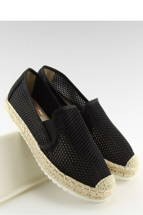 ESPADRYLE DAMSKIE CZARNE 6602 BLACK - Inello Inello ESPADRYLE DAMSKIE CZARNE 6602 BLACK - Inello Inello