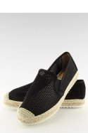 ESPADRYLE DAMSKIE CZARNE 6602 BLACK - Inello Inello ESPADRYLE DAMSKIE CZARNE 6602 BLACK - Inello Inello