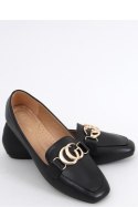 Mokasyny damskie ELISA BLACK - Inello Inello Mokasyny damskie ELISA BLACK - Inello Inello