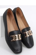 Mokasyny damskie LIDIA BLACK - Inello Inello Mokasyny damskie LIDIA BLACK - Inello Inello